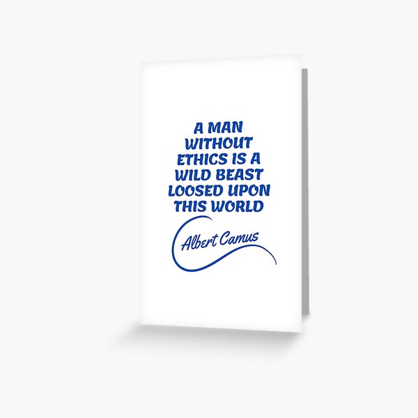 Item preview, Albert Camus Quotes - Ethics designed and sold by Writer Quotes.