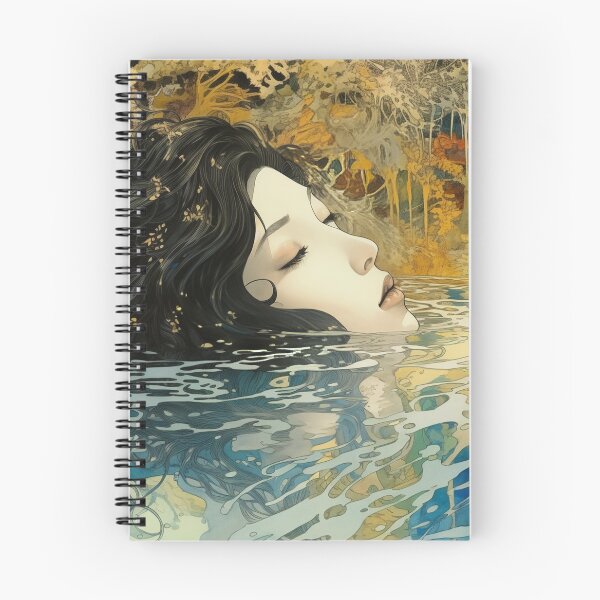 Aperçu de l'œuvre Déesse de la forêt printanière, sereine et éthérée, générée par l'IA créée et vendue par drawerwalker.