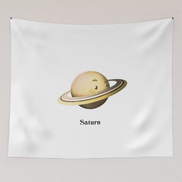 Item preview, Saturn Planet of Solar System to Pack little cute kawaii - learn astronomy gift designed and sold by celestevolta.