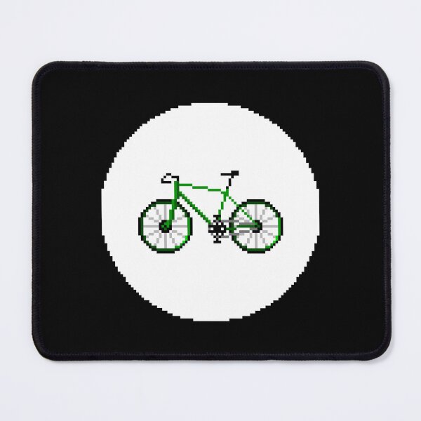 Item preview, Bicycle Pixel Art | Green Bike Design designed and sold by anycolorart.