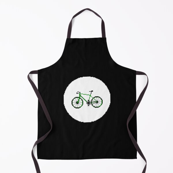 Item preview, Bicycle Pixel Art | Green Bike Design designed and sold by anycolorart.