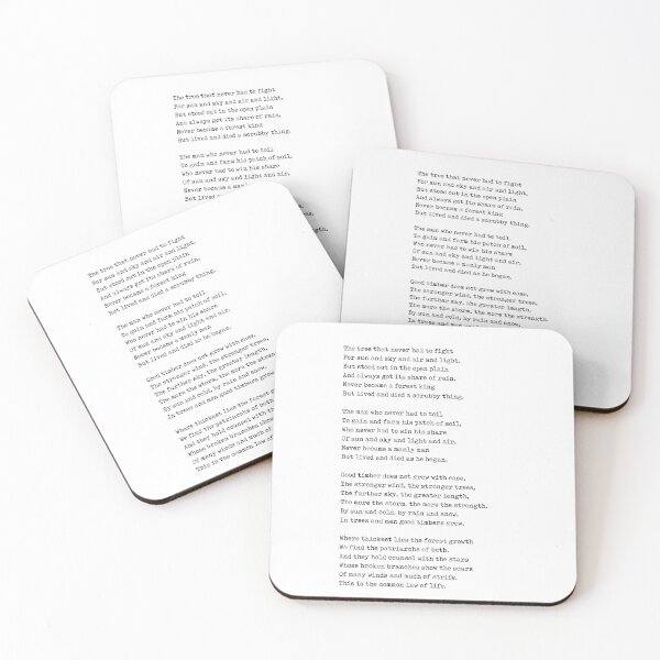 Artikelvorschau, Good Timber - Douglas Malloch Poem - Literature - Typewriter Print 1 entworfen und verkauft von Studio Grafiikka.