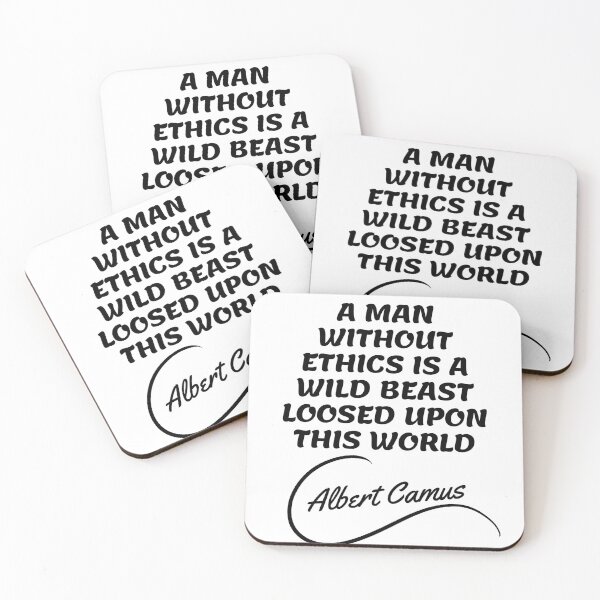 Item preview, Albert Camus Quotes - Ethics 2 designed and sold by Writer Quotes.