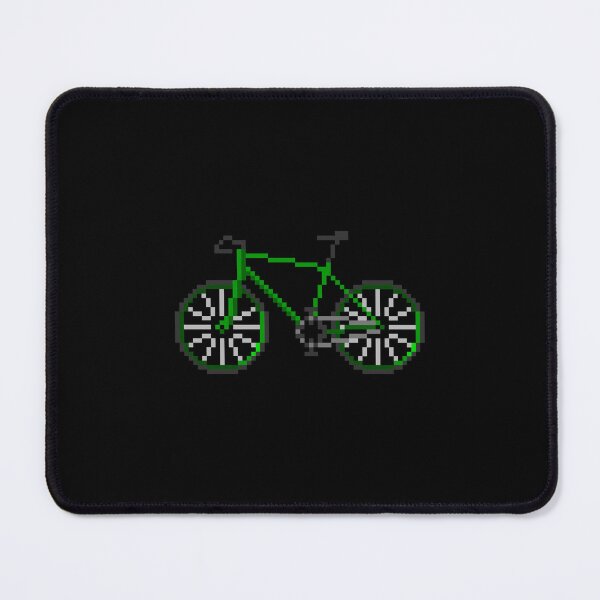 Item preview, Bicycle Pixel Art | Green Bike Design designed and sold by anycolorart.