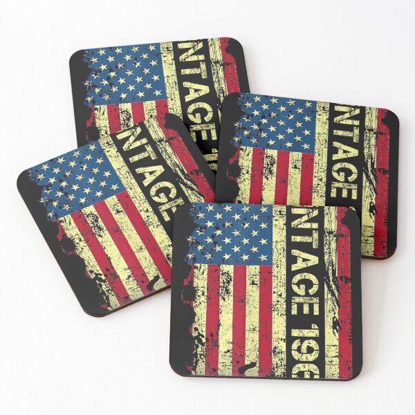 Item preview, 62 Year Old Gifts Vintage 1961 American Flag 62nd Birthday T-Shirt designed and sold by NixonAlford.