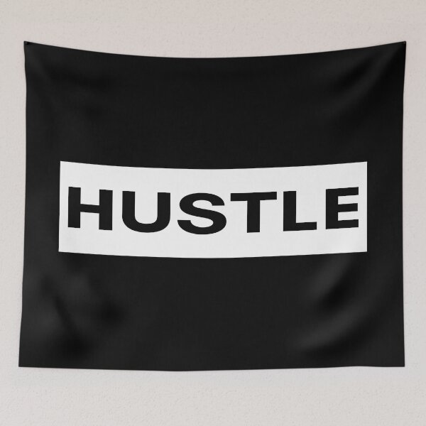 Item preview, Hustle lettering designed and sold by DailyINVENTOR.