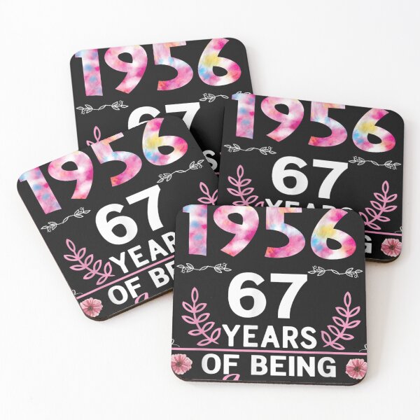 Item preview, 67 Years Old Gifts 67th Birthday Born in 1956 Women Girls T-Shirt designed and sold by NixonAlford.