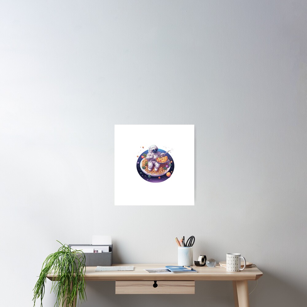 Vista previa del artículo con la obra «Póster», diseñado y vendido por NoobsDesign.