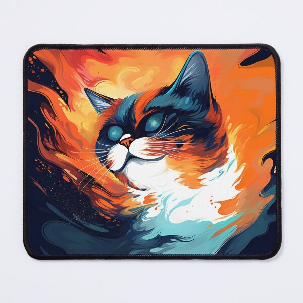 Item preview, Abstract Cat Art designed and sold by Edward Mason.