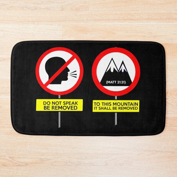 Item preview, Do not speak be removed to this mountain designed and sold by Warih.