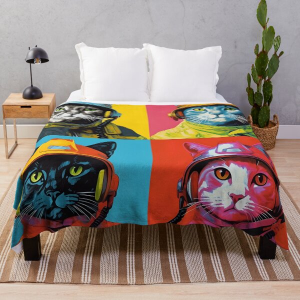 Item preview, Pop art firefighter cats designed and sold by MDCGraphics.