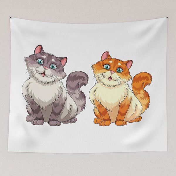 Item preview, couple cat miaw designed and sold by dellgreen.