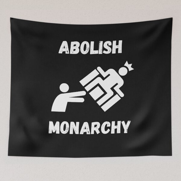 Item preview, Abolish monarchy designed and sold by Szafone.