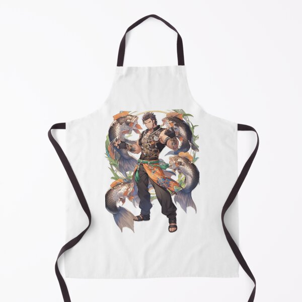 Item preview, Alternative World Beach Anime Man With Fish designed and sold by Zibes-Limited.