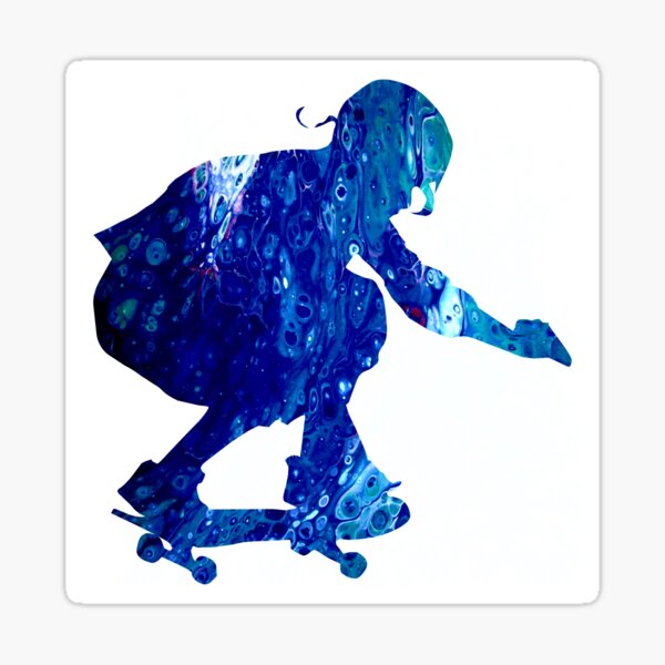 Item preview, Skateboarder designed and sold by PaintedbyCarol.