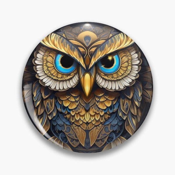 Item preview, Gold Owl Mandala 4 designed and sold by mark ashkenazi.