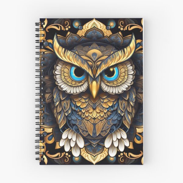 Item preview, Gold Owl Mandala 4 designed and sold by mark ashkenazi.
