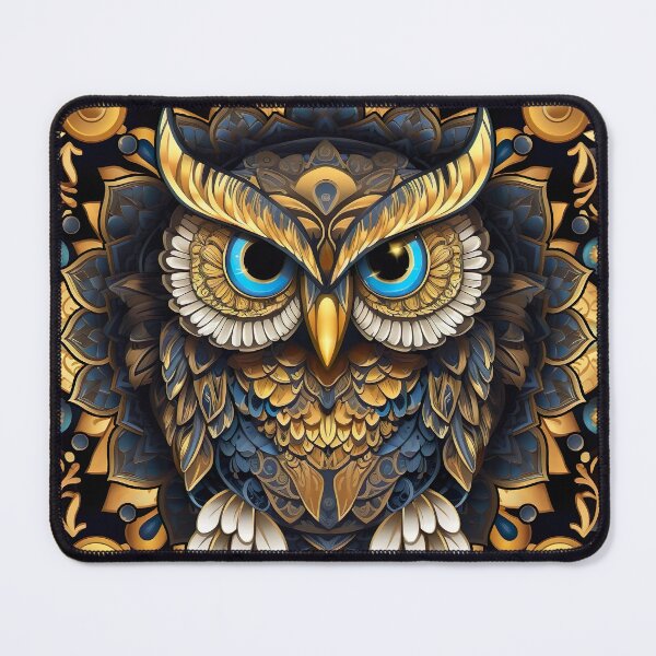 Item preview, Gold Owl Mandala 4 designed and sold by mark ashkenazi.