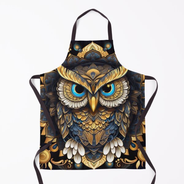 Item preview, Gold Owl Mandala 4 designed and sold by mark ashkenazi.