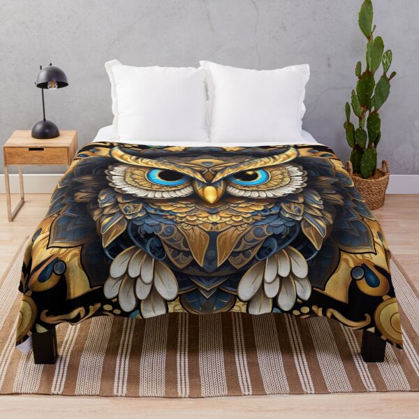 Item preview, Gold Owl Mandala 4 designed and sold by mark ashkenazi.
