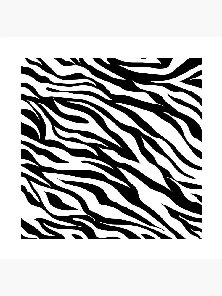 Thumbnail 4 of 4, Clock, Zebra Pattern designed and sold by Reethes.