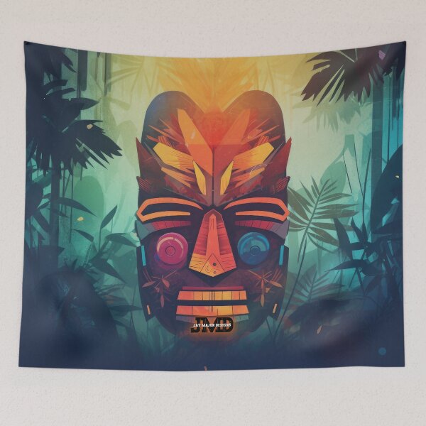 Item preview, Polynesian Tiki Masks 11 of 28 designed and sold by Jenson Major.
