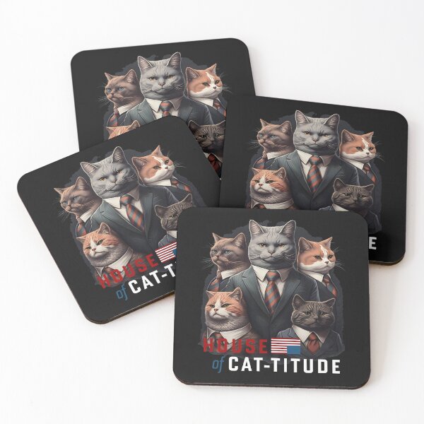 Item preview, Netflix parody - House of Cat-titude designed and sold by hamishby.