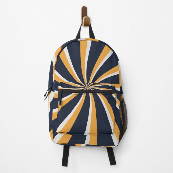 Item preview, Blue, yellow and gray retro style sun rays designed and sold by BattaAnastasia.