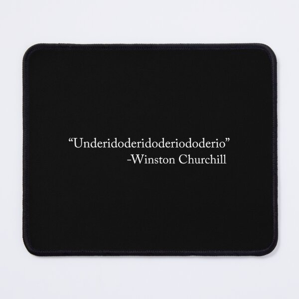 Item preview, Winston Churchill Famous Quote designed and sold by BetterLeo.