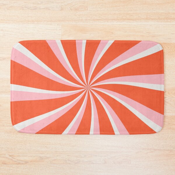 Item preview, Pink, orange and gray retro style sun rays designed and sold by BattaAnastasia.