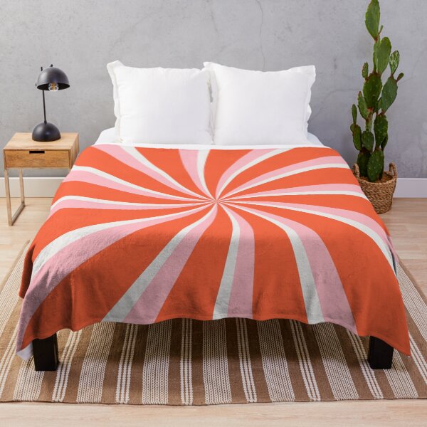 Item preview, Pink, orange and gray retro style sun rays designed and sold by BattaAnastasia.