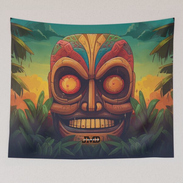 Item preview, Polynesian Tiki Masks 12 of 28 designed and sold by Jenson Major.