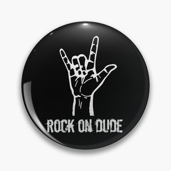 Item preview, Rock On Dude white designed and sold by MortemMaker.