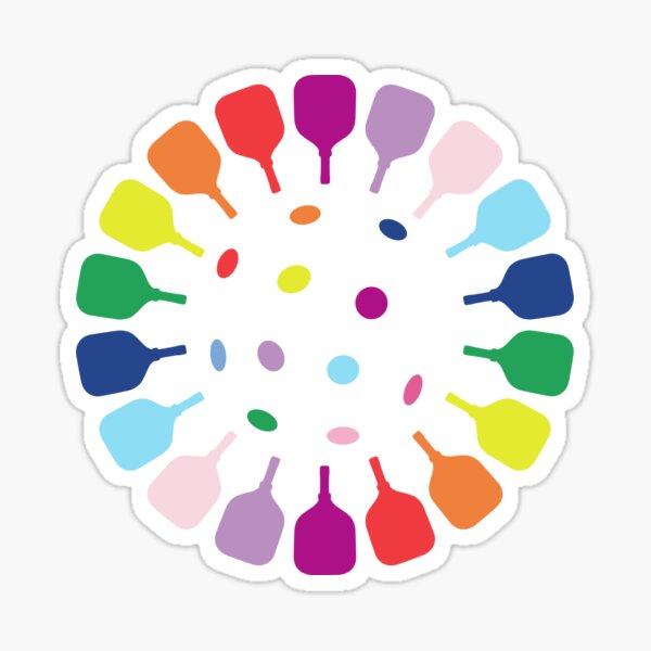Item preview, Colorful Pickleball paddles designed and sold by EvieWoj.