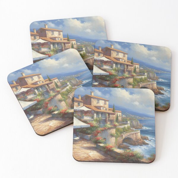 Item preview, Little Coastal Town  designed and sold by Irom Kram.