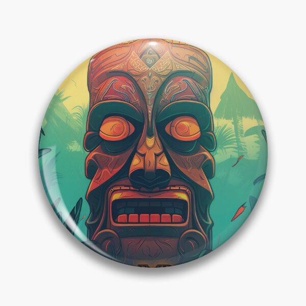 Item preview, Polynesian Tiki Masks 14 of 28 designed and sold by Jenson Major.