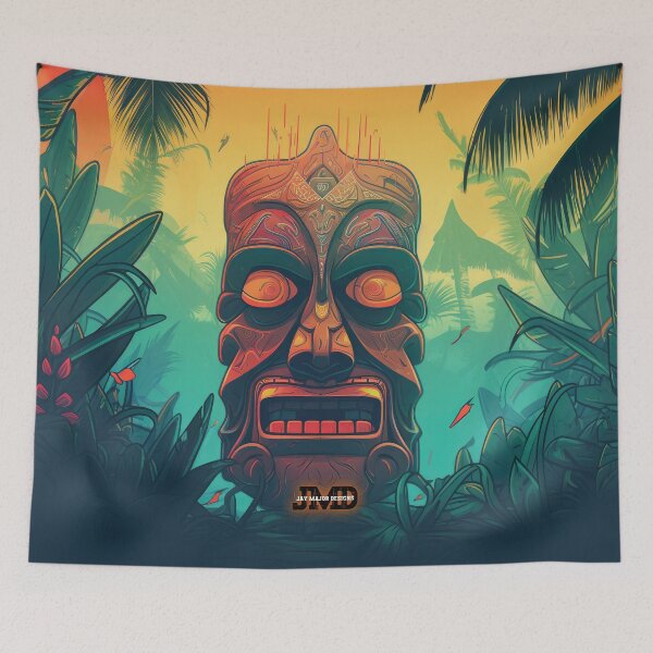 Item preview, Polynesian Tiki Masks 14 of 28 designed and sold by Jenson Major.