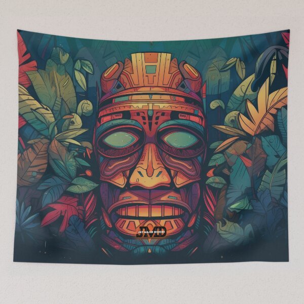 Item preview, Polynesian Tiki Masks 15 of 28 designed and sold by Jenson Major.