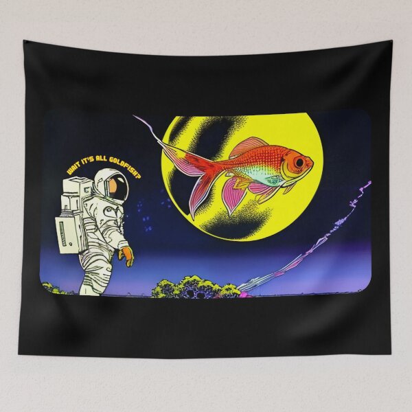 Item preview, Goldfish On The Moon designed and sold by Stan The Goldfish.