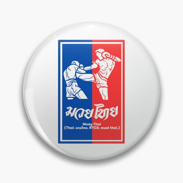 Item preview, Muay Thai มวยไทย , Thaiboxing, red blue sticker designed and sold by 1SINGHA.