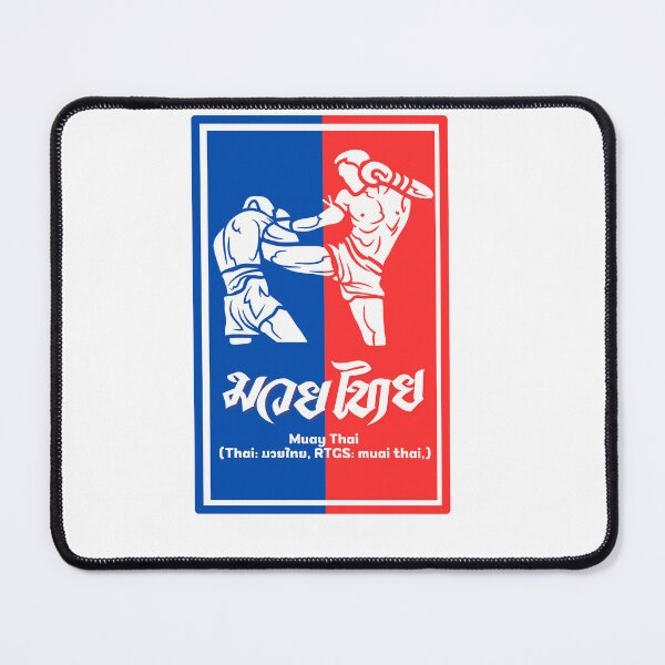 Item preview, Muay Thai มวยไทย , Thaiboxing, red blue sticker designed and sold by 1SINGHA.