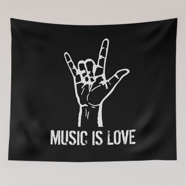 Item preview, Music is love designed and sold by MortemMaker.
