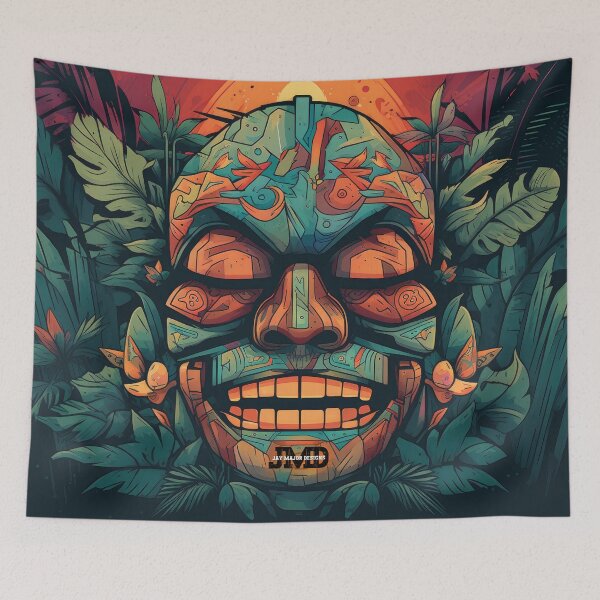 Item preview, Polynesian Tiki Masks 16 of 28 designed and sold by Jenson Major.