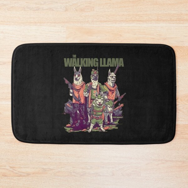 Item preview, Netflix parody - The Walking Llama designed and sold by hamishby.