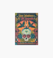 Dave Matthews Band January 14, 2018 Riviera Maya, Mexico Art Board