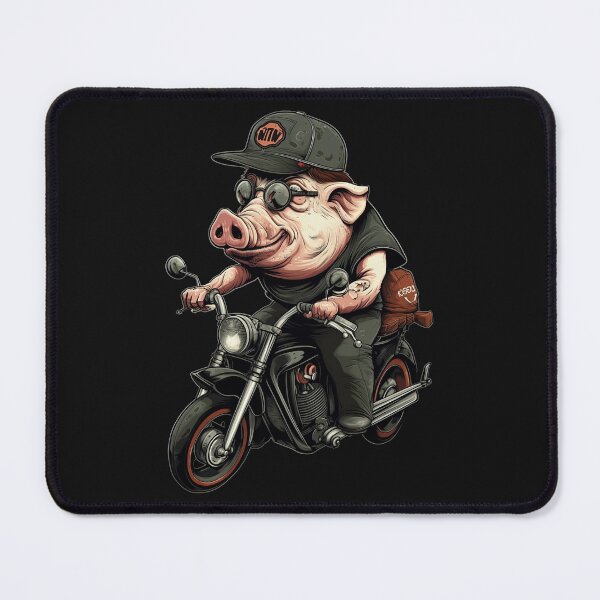 Item preview, Biker Pig designed and sold by hamishby.
