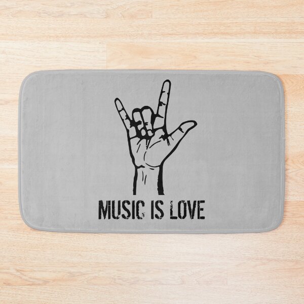 Item preview, Music is love black designed and sold by MortemMaker.