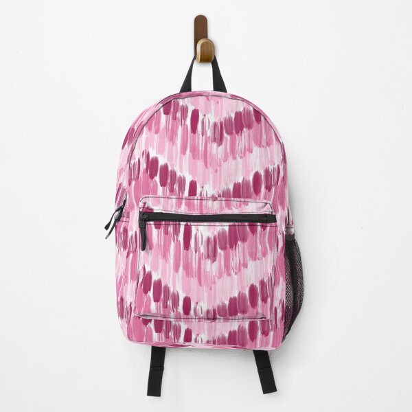 Item preview, Geometric zig zag shades of pink ikat designed and sold by Maitri-Sanghvi1.