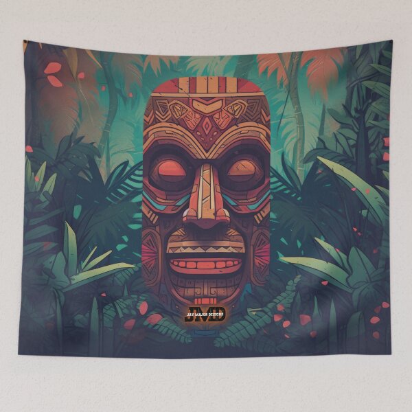 Item preview, Polynesian Tiki Masks 18 of 28 designed and sold by Jenson Major.