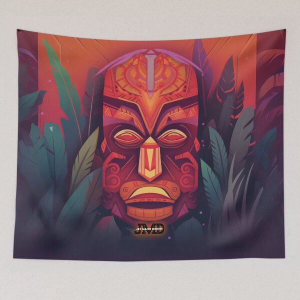 Item preview, Polynesian Tiki Masks 19 of 28 designed and sold by Jenson Major.